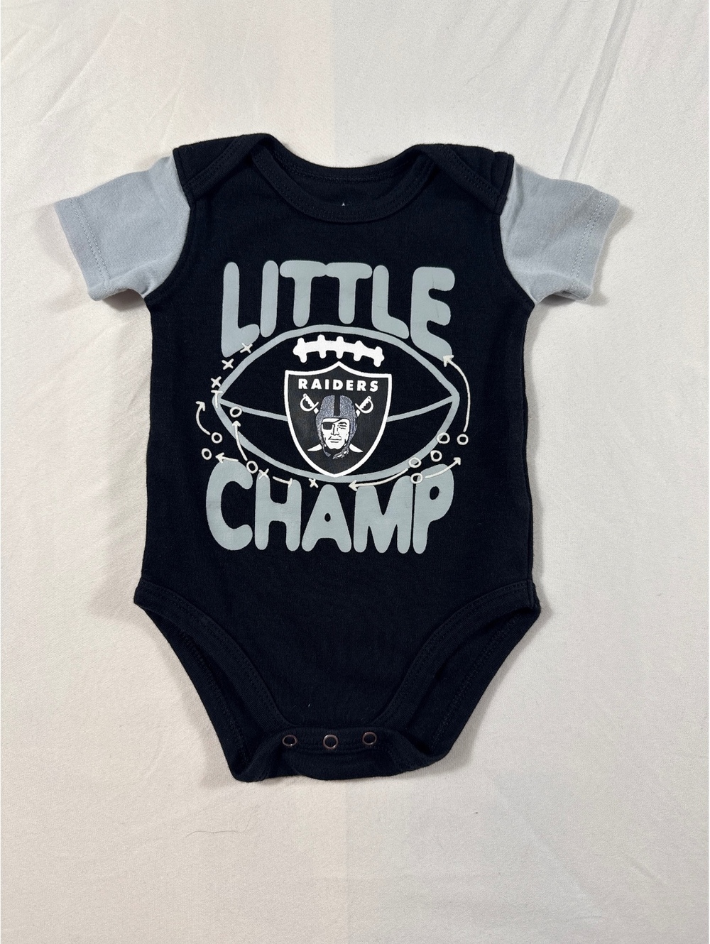 NFL Raiders Little Champ Baby Bodysuit 0-3 Months